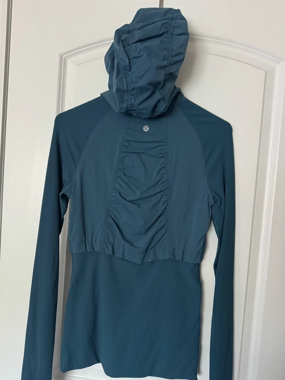 lululemon athletica Teal Full-Zip Hooded dance studio Jacket